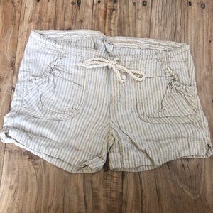 Lucky Brand Striped Linen Shorts